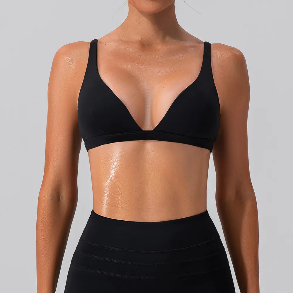Nude Feel Shockproof Yoga Bra