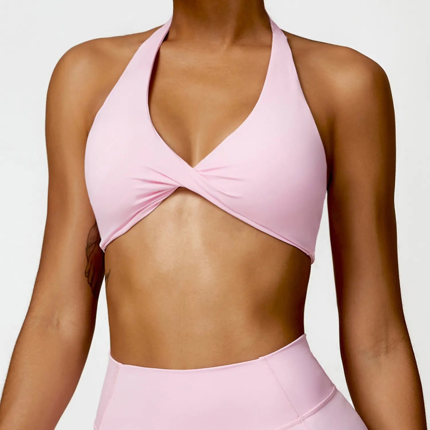 Breathable Halter Beauty Back Yoga Bra