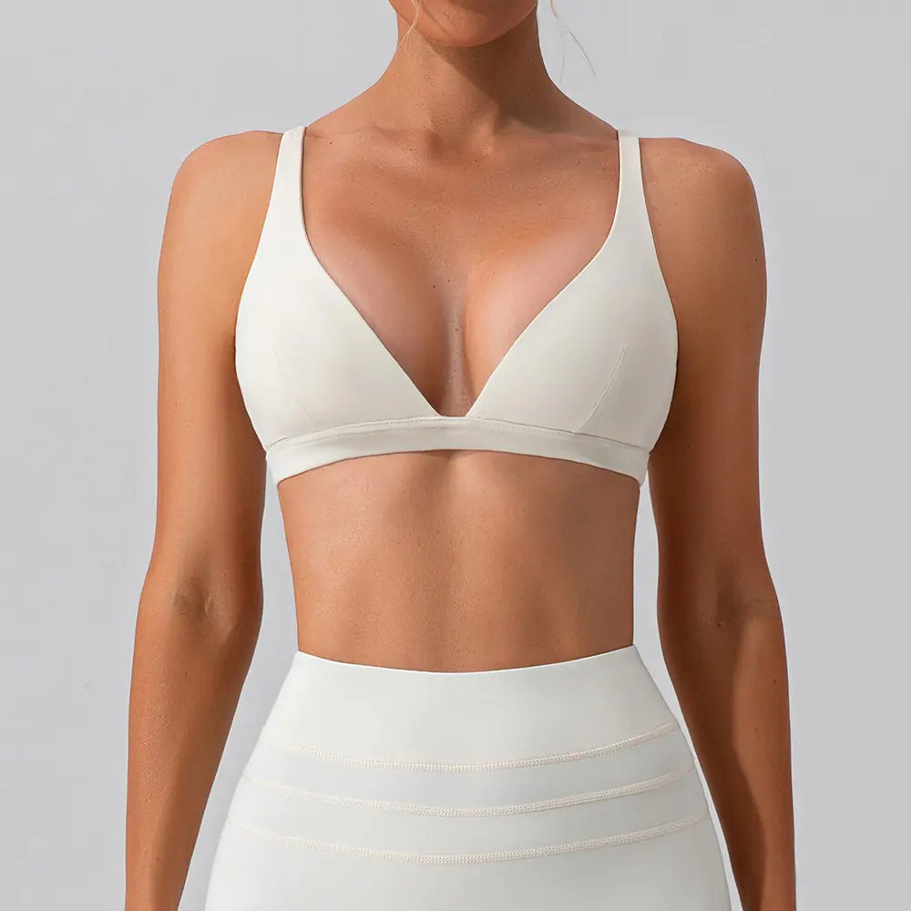 Nude Feel Shockproof Yoga Bra