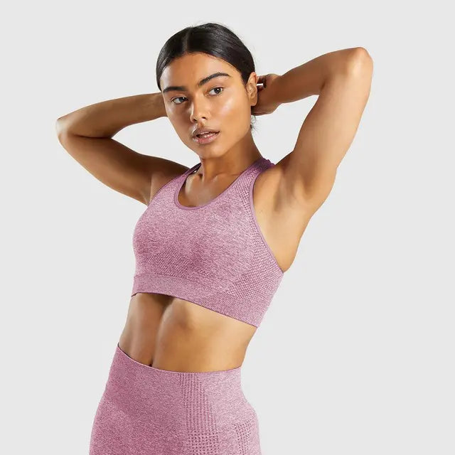 Seamless Quick Drying Yoga Sports Bra