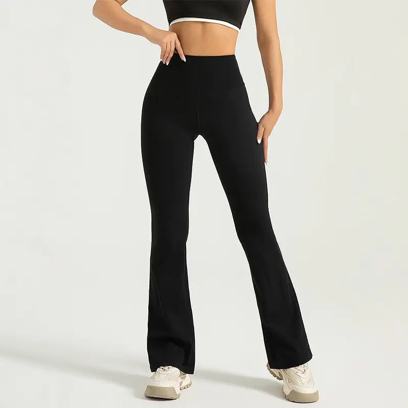 High-Waist Yoga Flare Pants