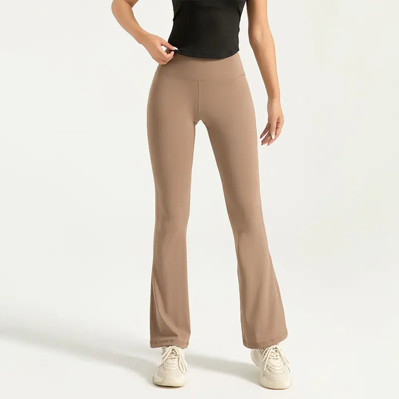 High-Waist Yoga Flare Pants