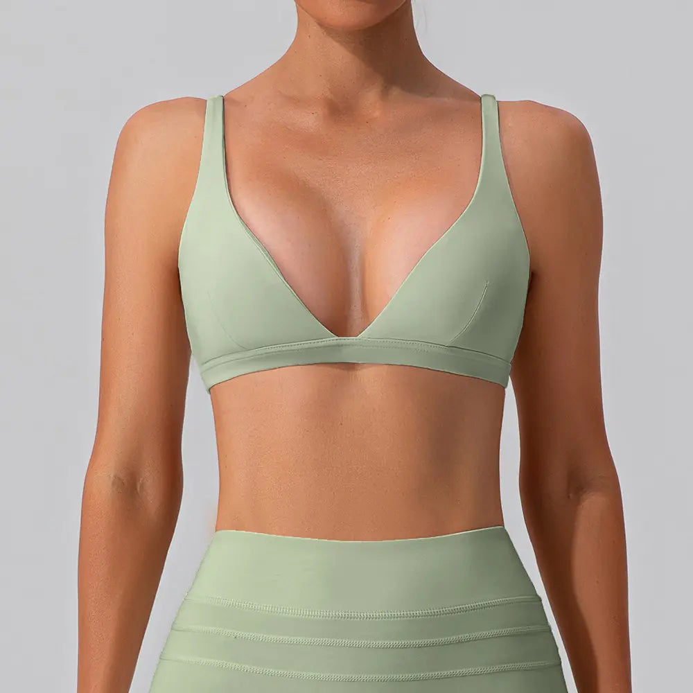 Nude Feel Shockproof Yoga Bra