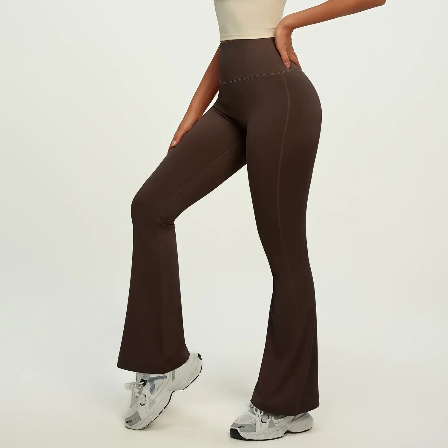 High-Waist Yoga Flare Pants