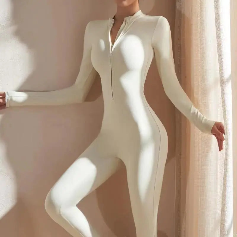 Zipper Yoga Jumpsuit