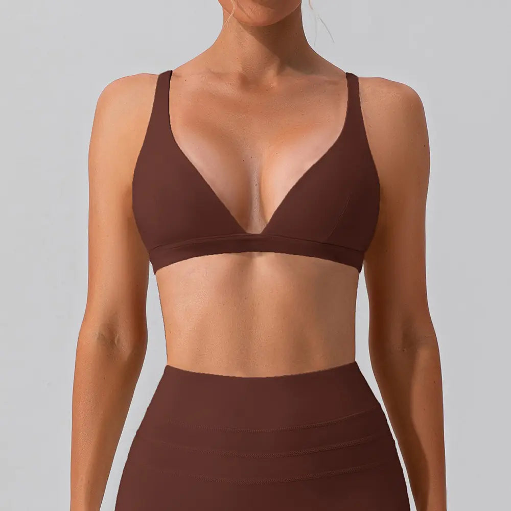 Nude Feel Shockproof Yoga Bra