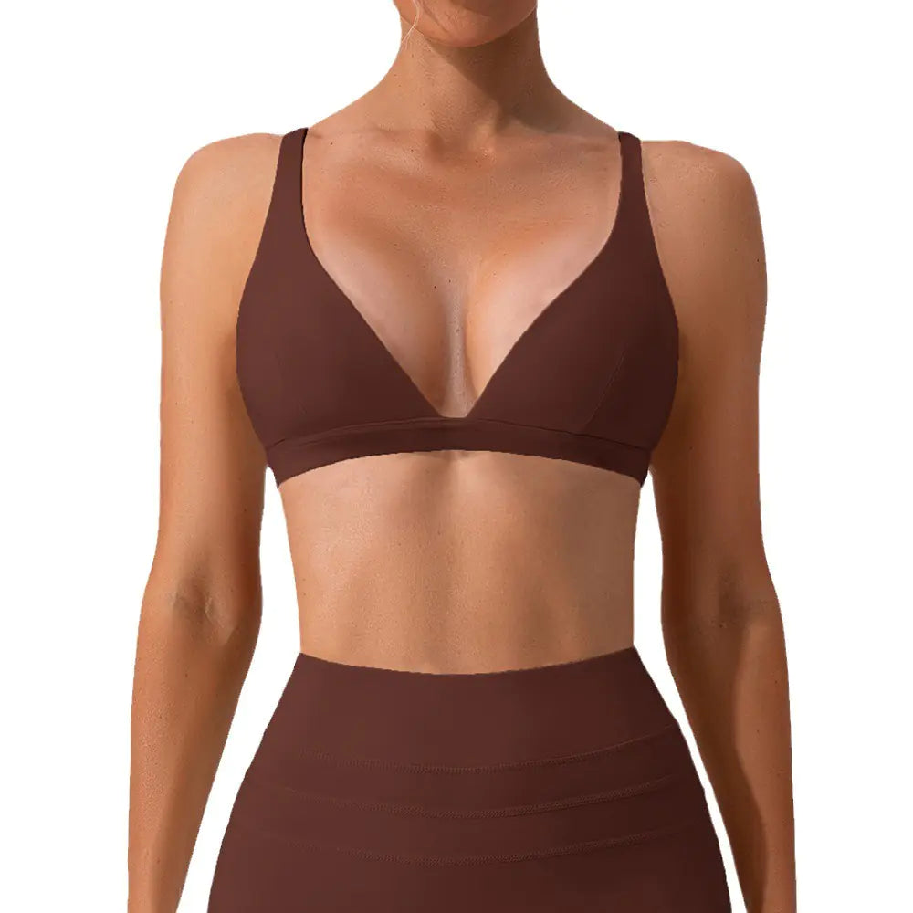 Nude Feel Shockproof Yoga Bra