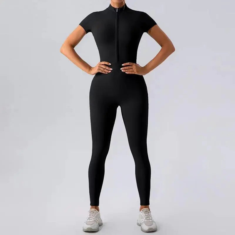Zipper Yoga Jumpsuit
