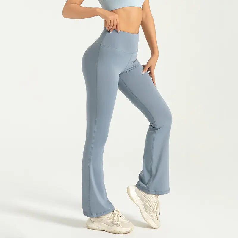 High-Waist Yoga Flare Pants