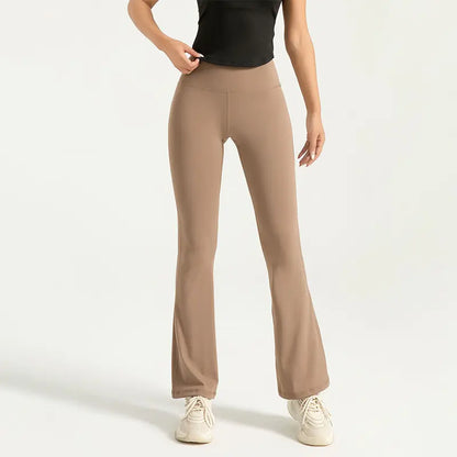 High-Waist Yoga Flare Pants