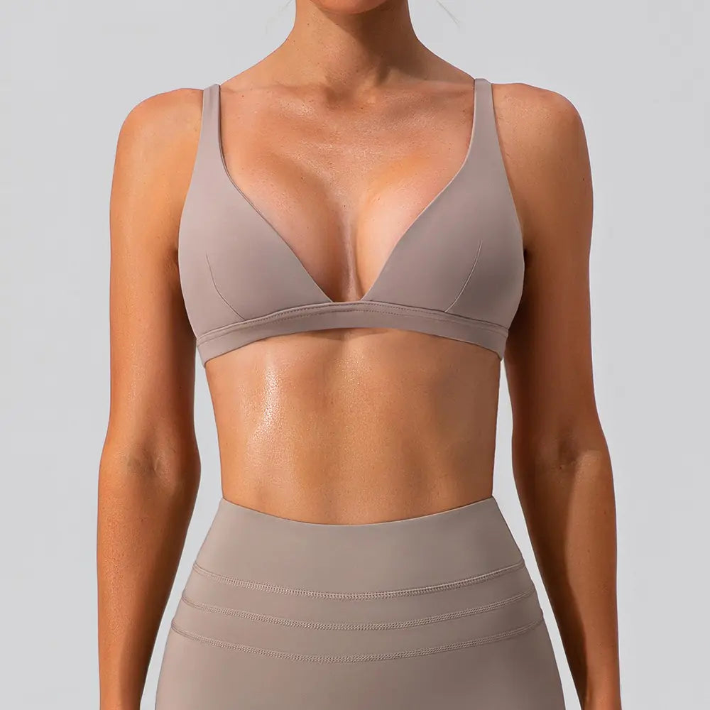 Nude Feel Shockproof Yoga Bra