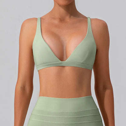 Nude Feel Shockproof Yoga Bra